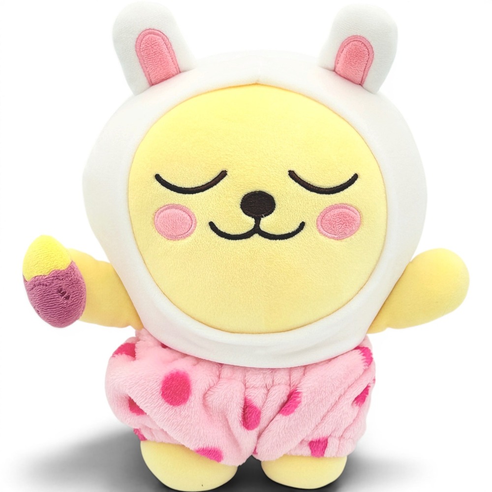 Kakao Friends Muzi Choonsik Polka Dot Pajama Pants Chick Bunny Costume 9"